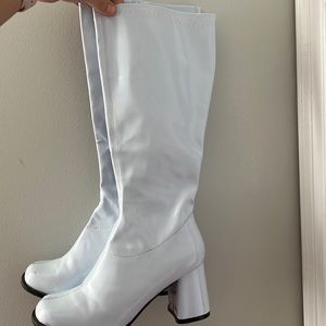 White Go Go Boots